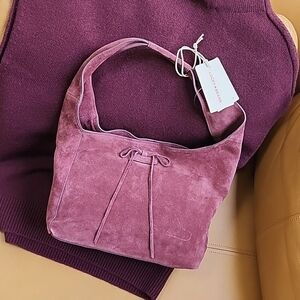 Lucky Brand Purple Suede Bag